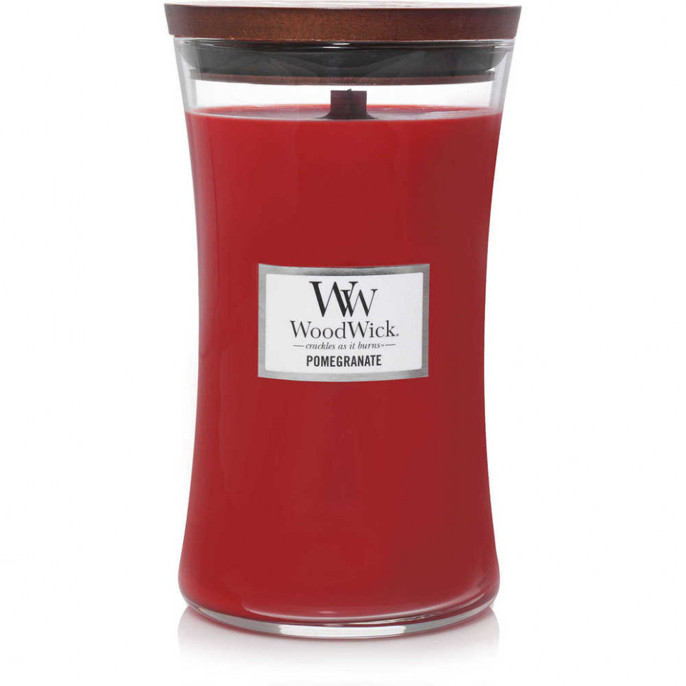 Ароматична свічка з ароматом граната і смородини Woodwick Large Pomegranate 609 г Ароматична свічка з ароматом граната і смородини Woodwick Large Pomegranate 609 г